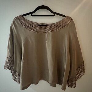 Anthropologie The Addison Story Silk Blouse, size XS